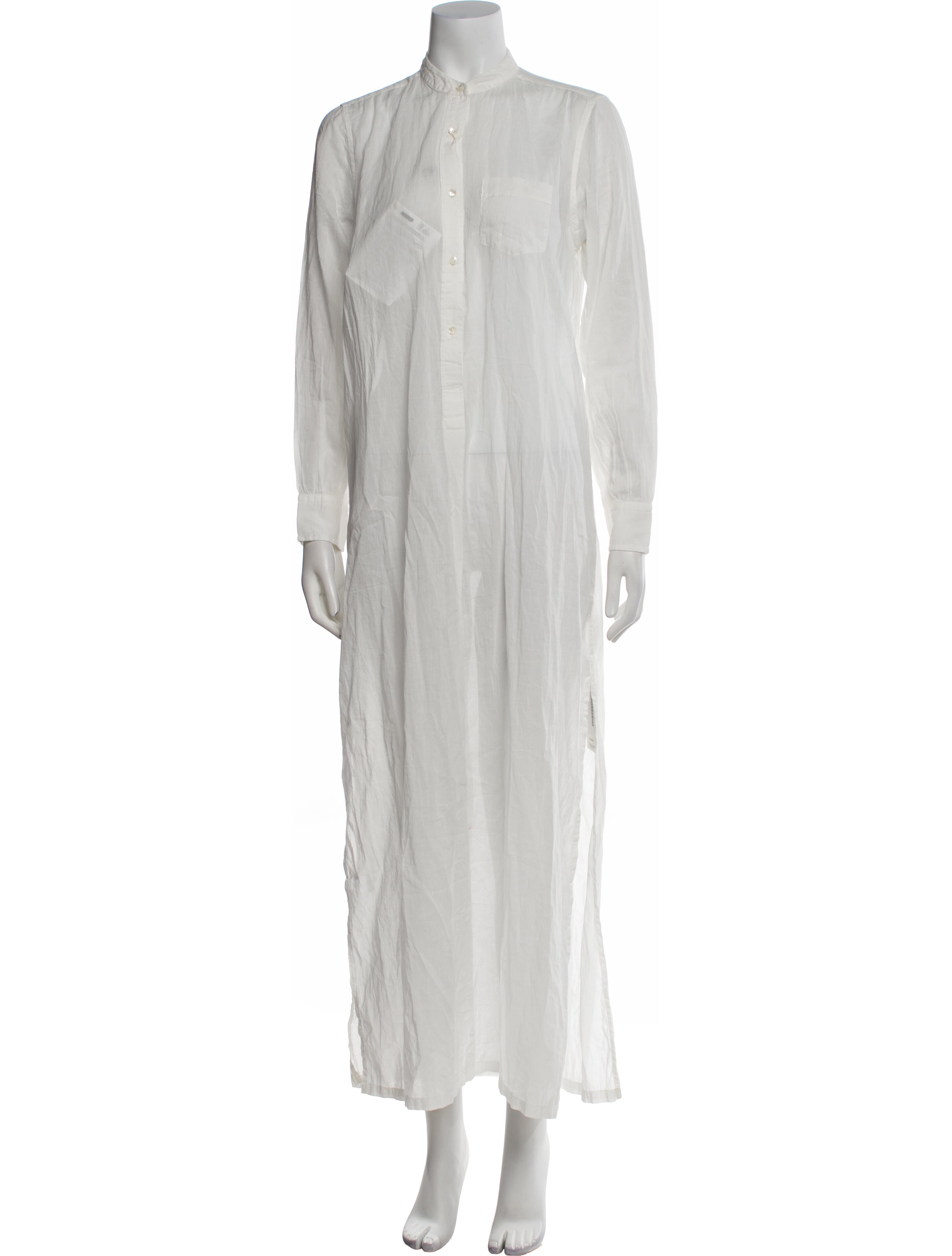 Nili Lotan Mock Neck Long Dress