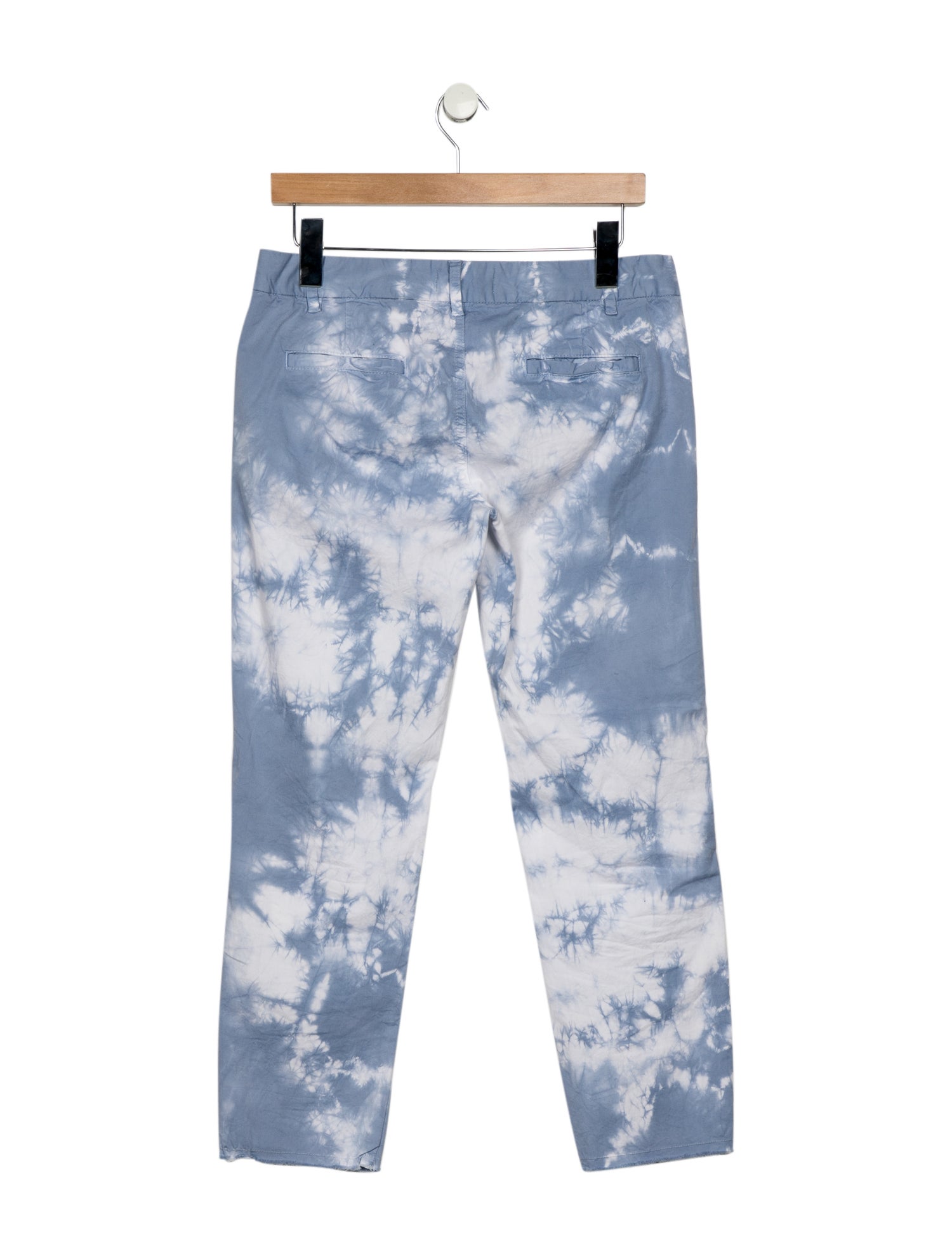 Nili Lotan Tie-Dye Print Skinny Leg Pants