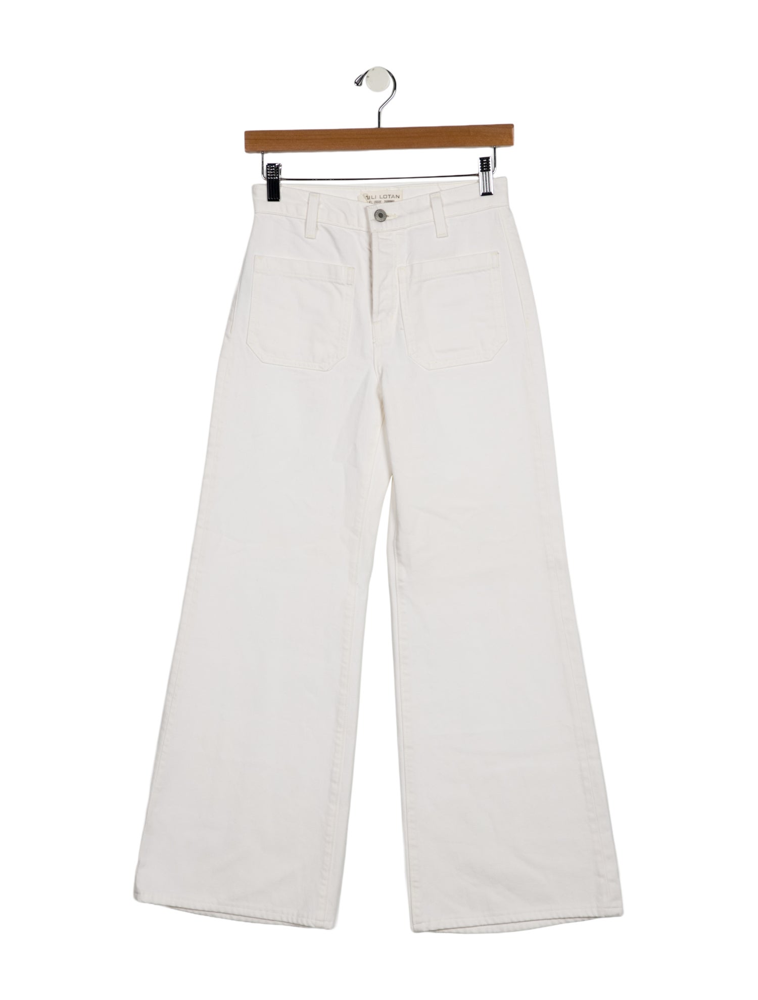 Nili Lotan Mid-Rise Wide Leg Jeans