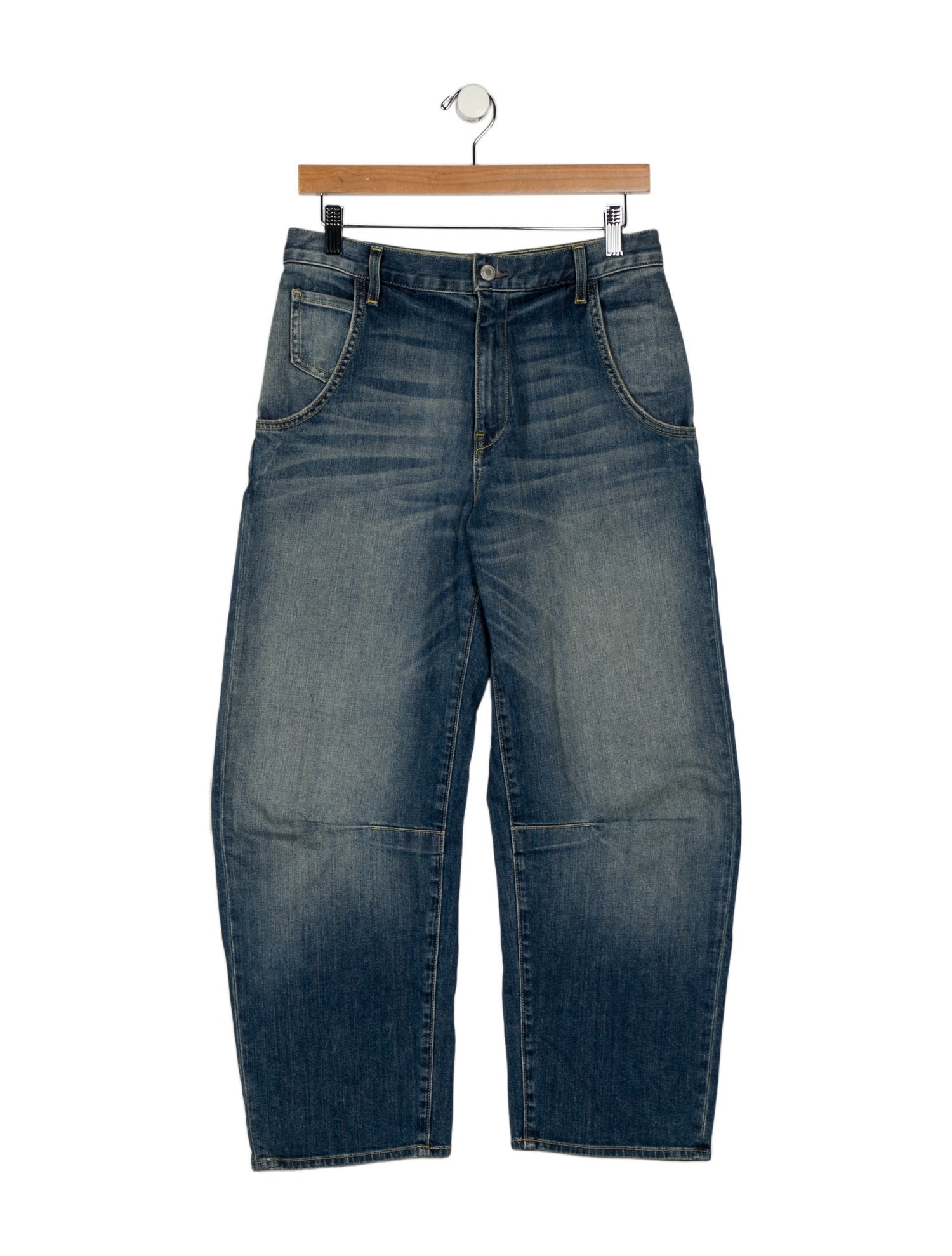 Nili Lotan Mid-Rise Straight Leg Jeans