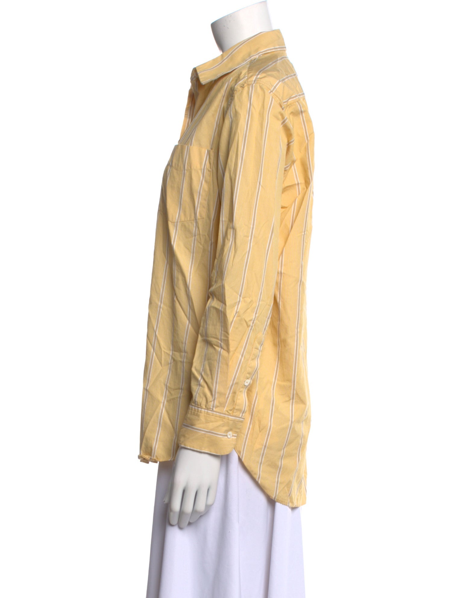 Nili Lotan Long Sleeve Button-Up Top