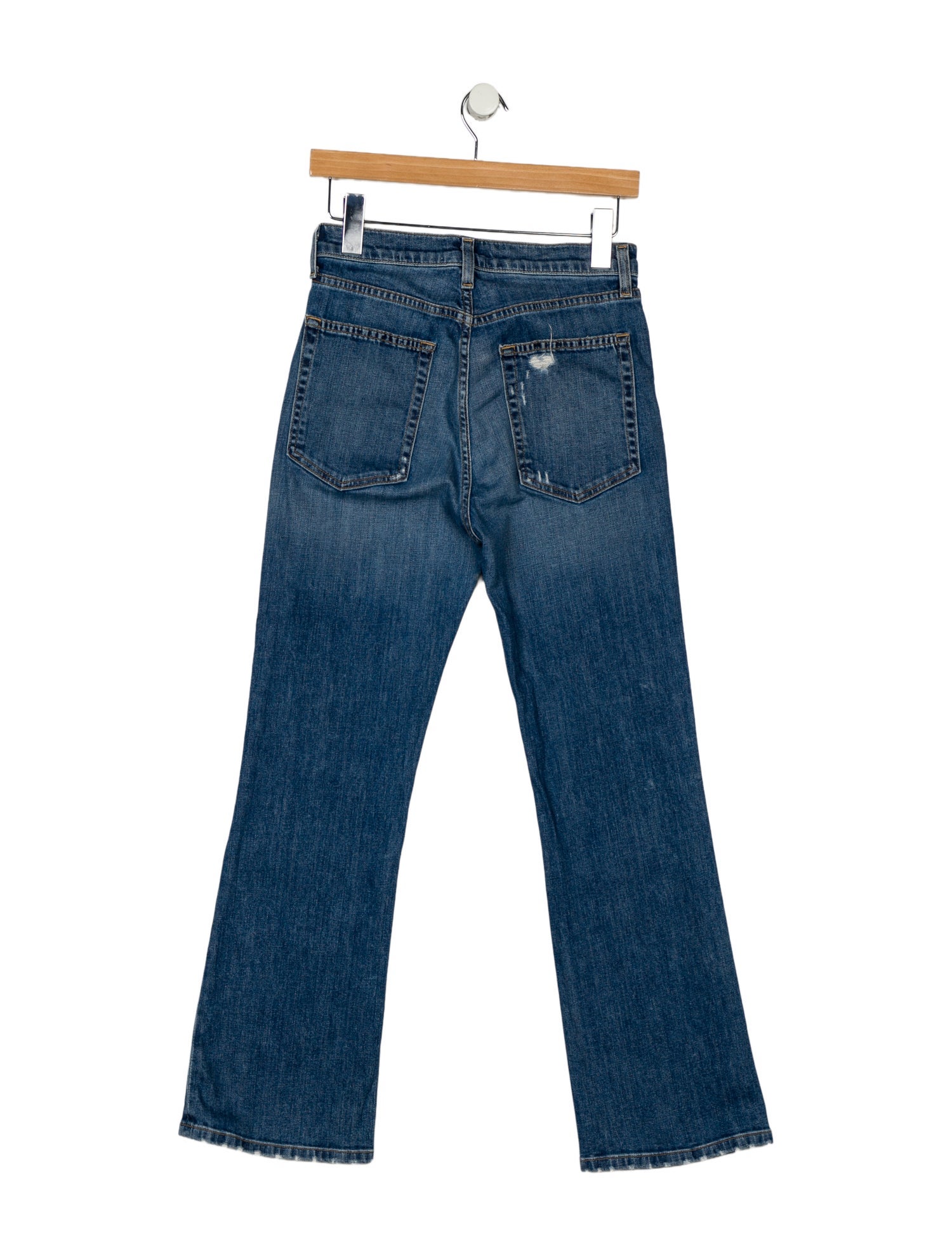 Nili Lotan Mid-Rise Straight Leg Jeans