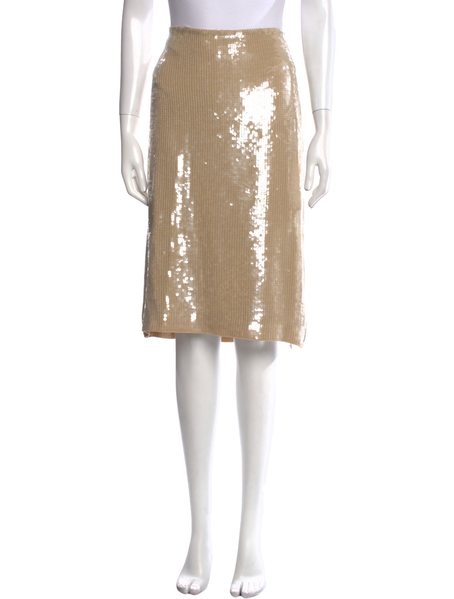 Nili Lotan Sequin Embellishments Knee-Length Skirt