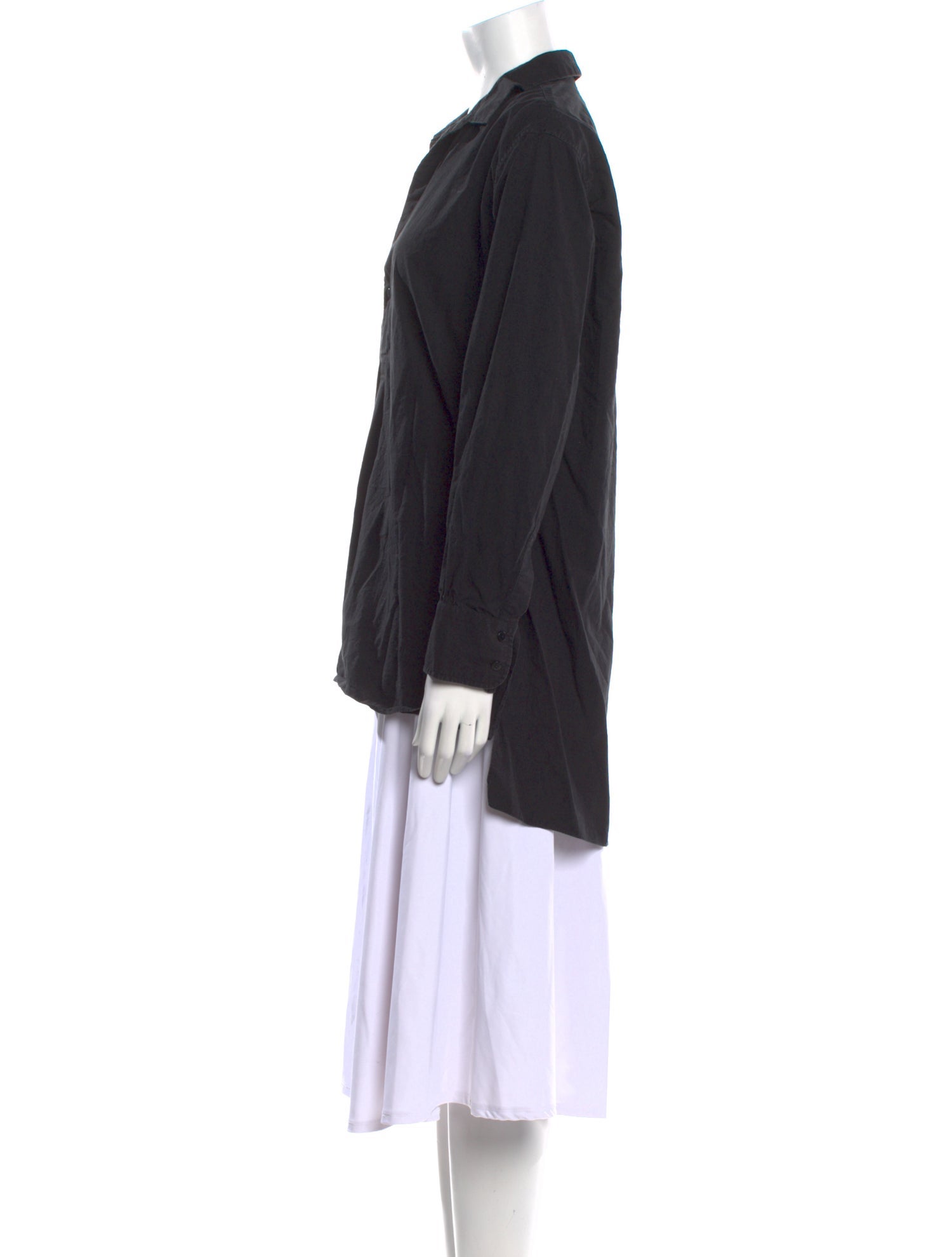 Nili Lotan V-Neck Long Sleeve Tunic