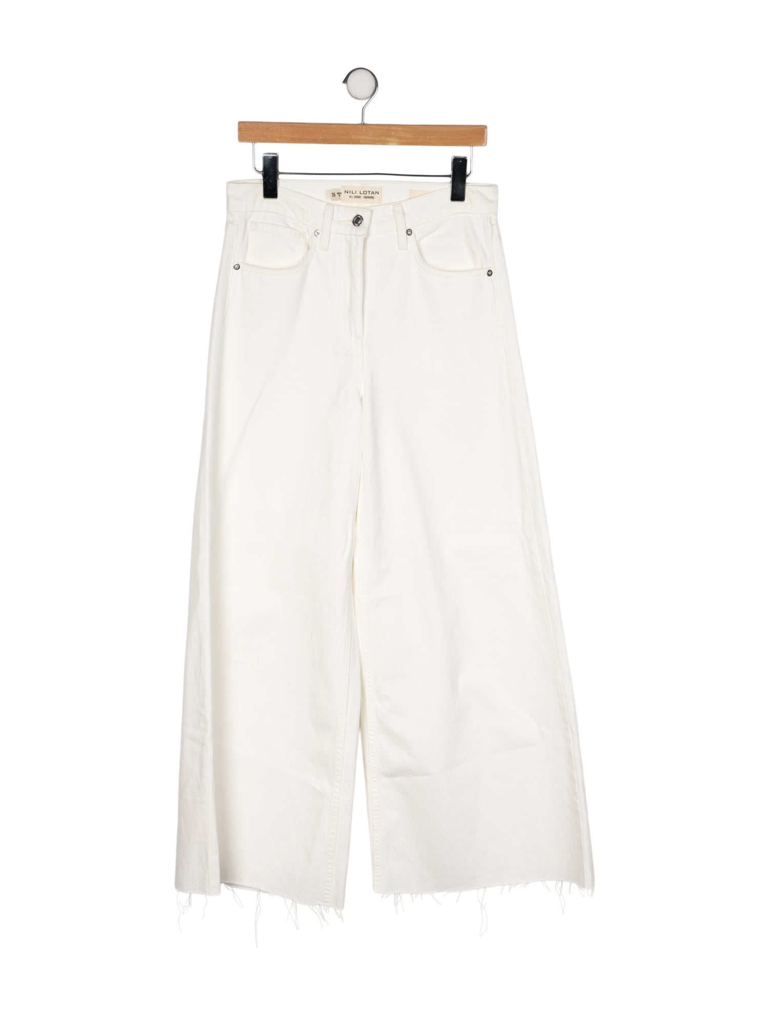 Nili Lotan High-Rise Wide Leg Jeans