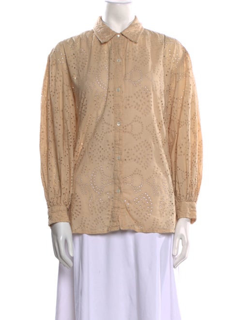 Nili Lotan Long Sleeve Button-Up Top