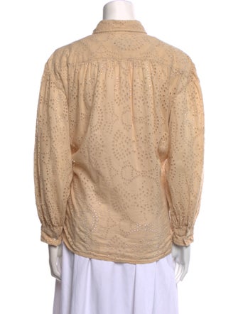 Nili Lotan Long Sleeve Button-Up Top