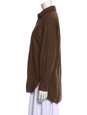 Nili Lotan Long Sleeve Button-Up Top