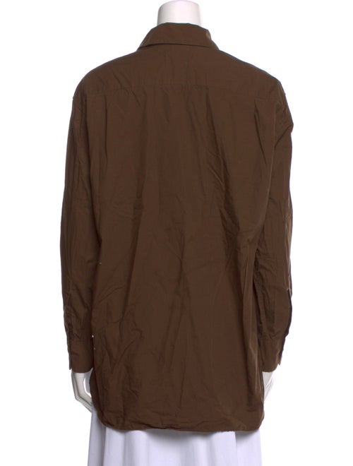 Nili Lotan Long Sleeve Button-Up Top