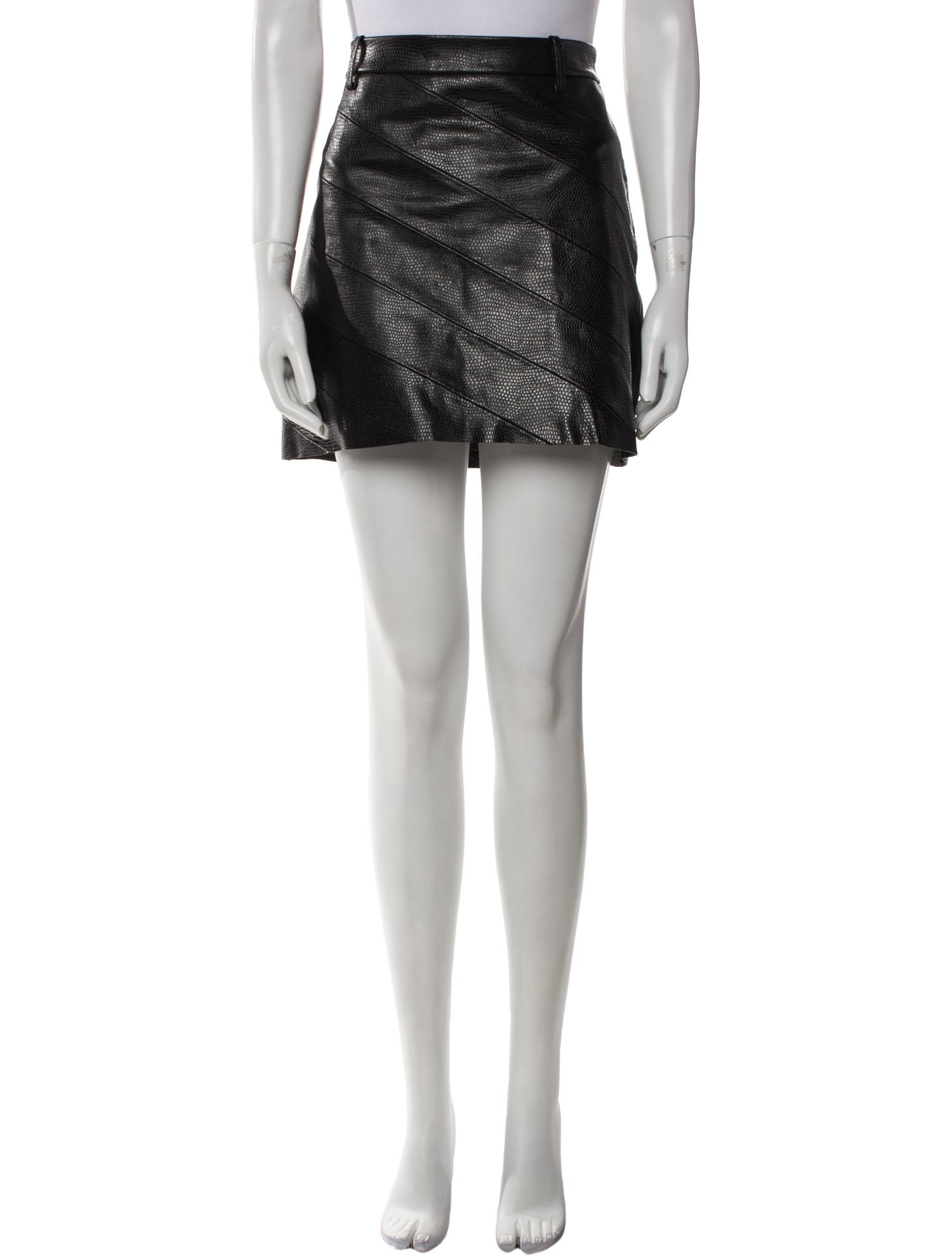 Nili Lotan Lambskin Mini Skirt