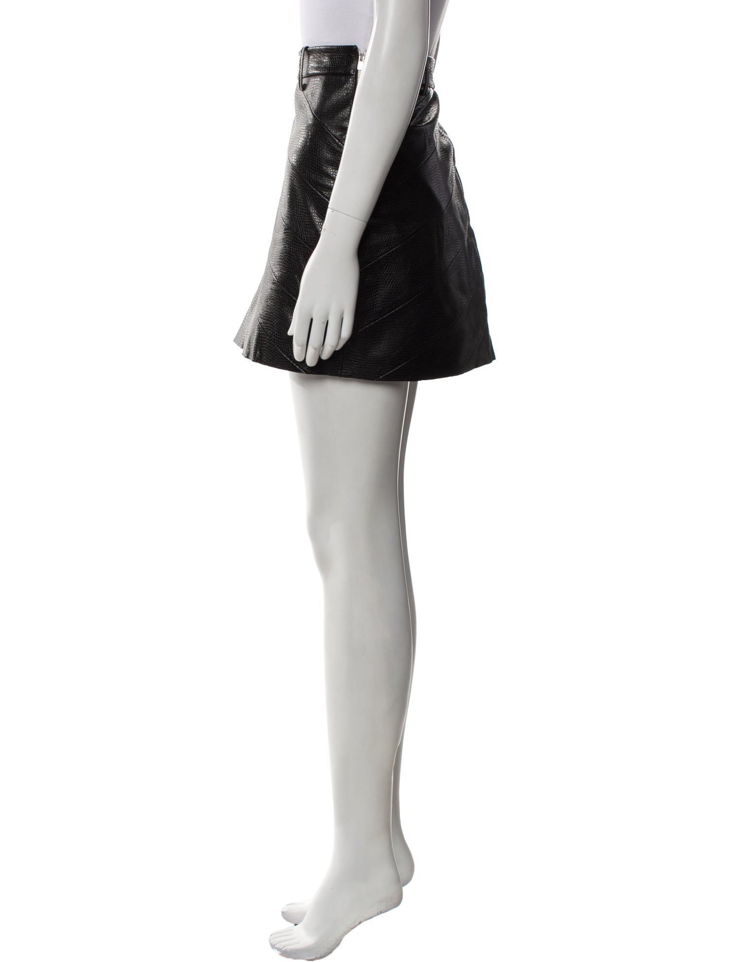 Nili Lotan Lambskin Mini Skirt