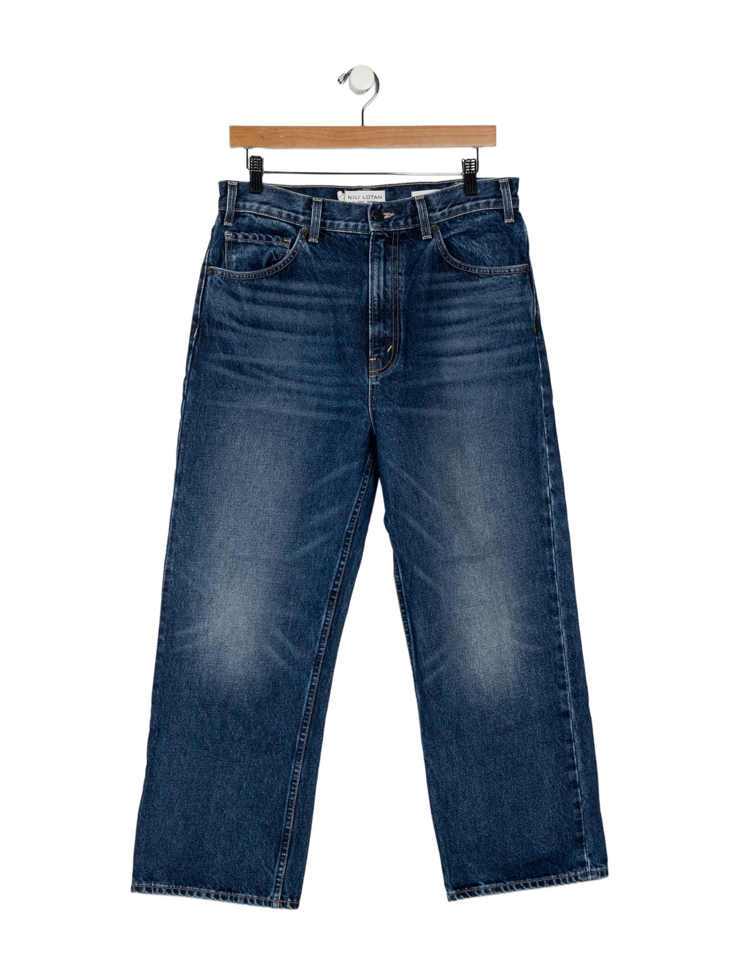 Nili Lotan High-Rise Wide Leg Jeans