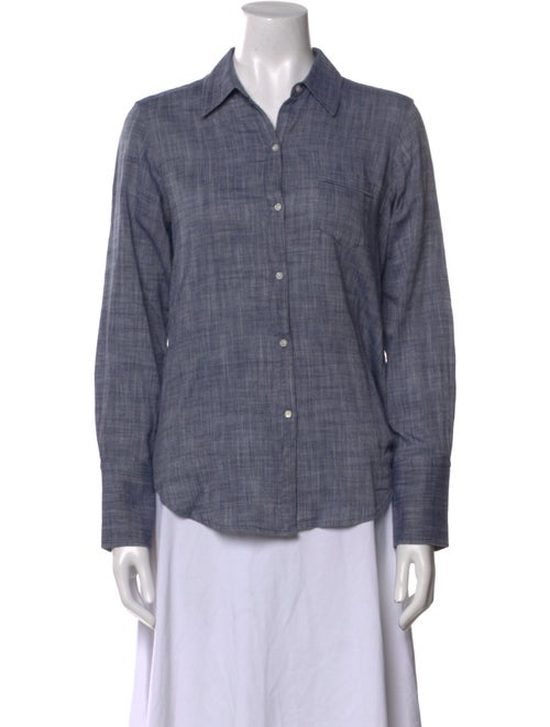 Nili Lotan Long Sleeve Button-Up Top