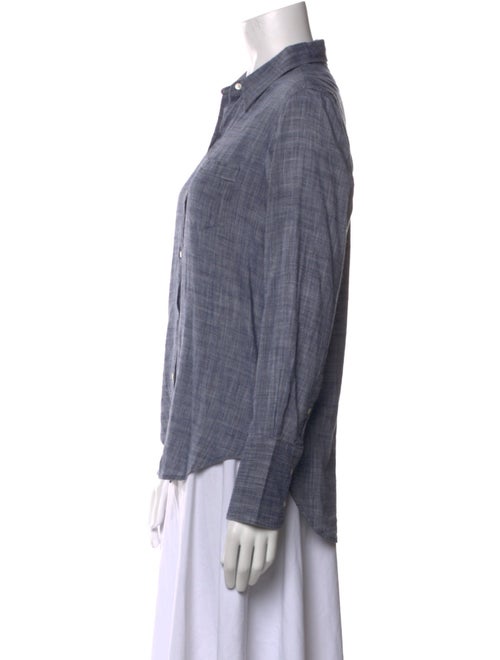 Nili Lotan Long Sleeve Button-Up Top