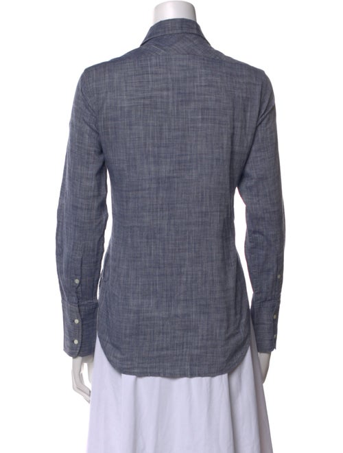 Nili Lotan Long Sleeve Button-Up Top