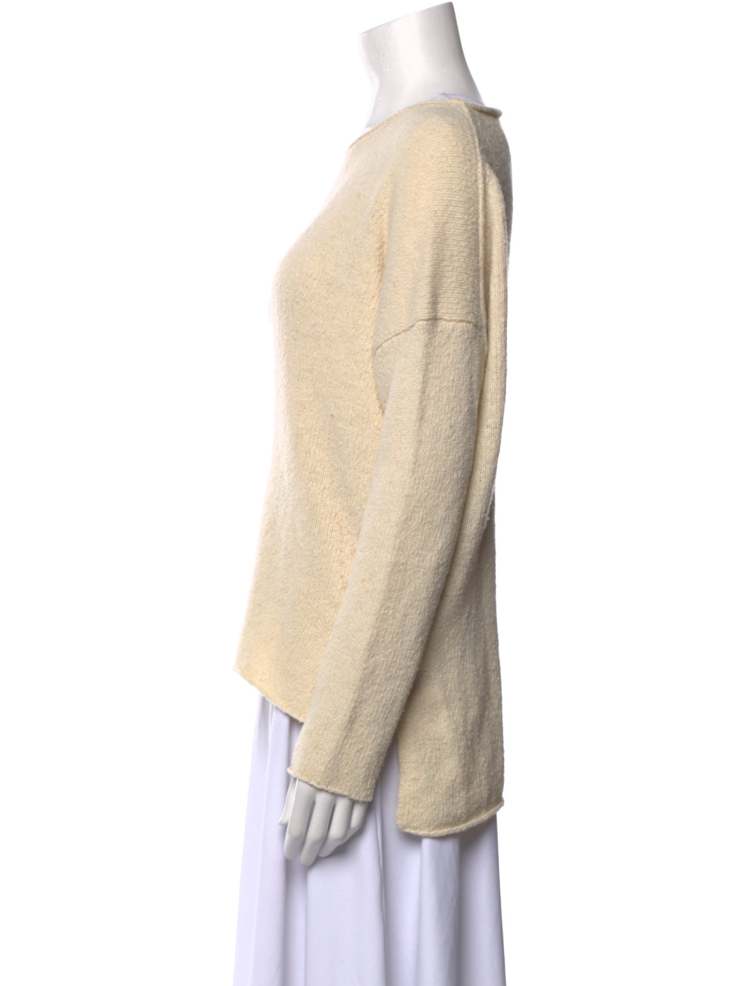 Nili Lotan Wool Scoop Neck Sweater
