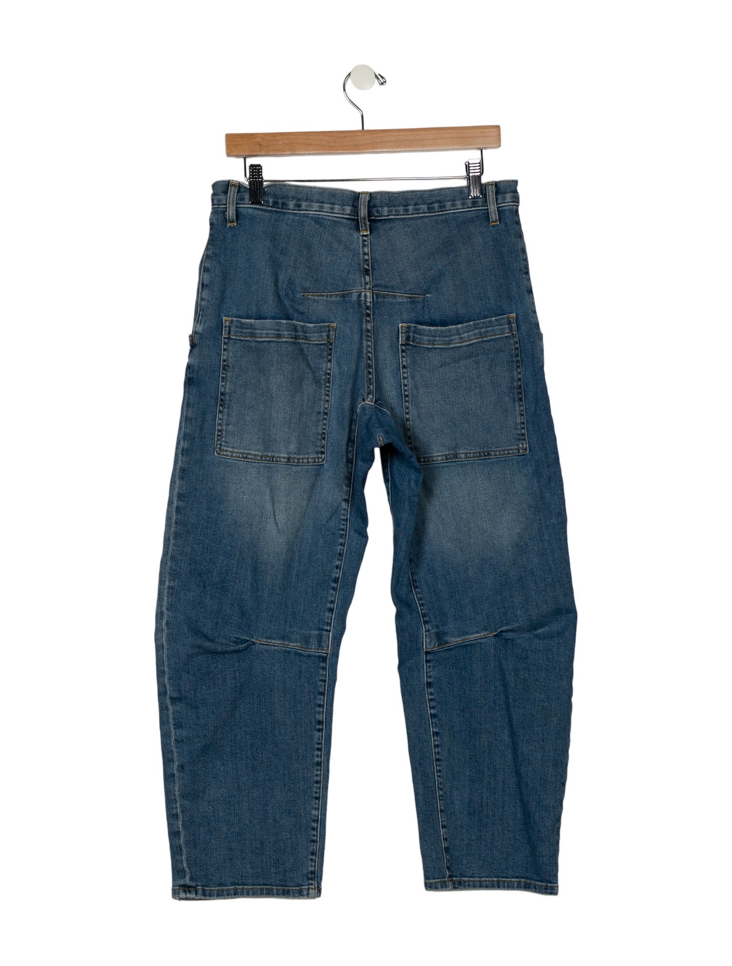 Nili Lotan High-Rise Straight Leg Jeans