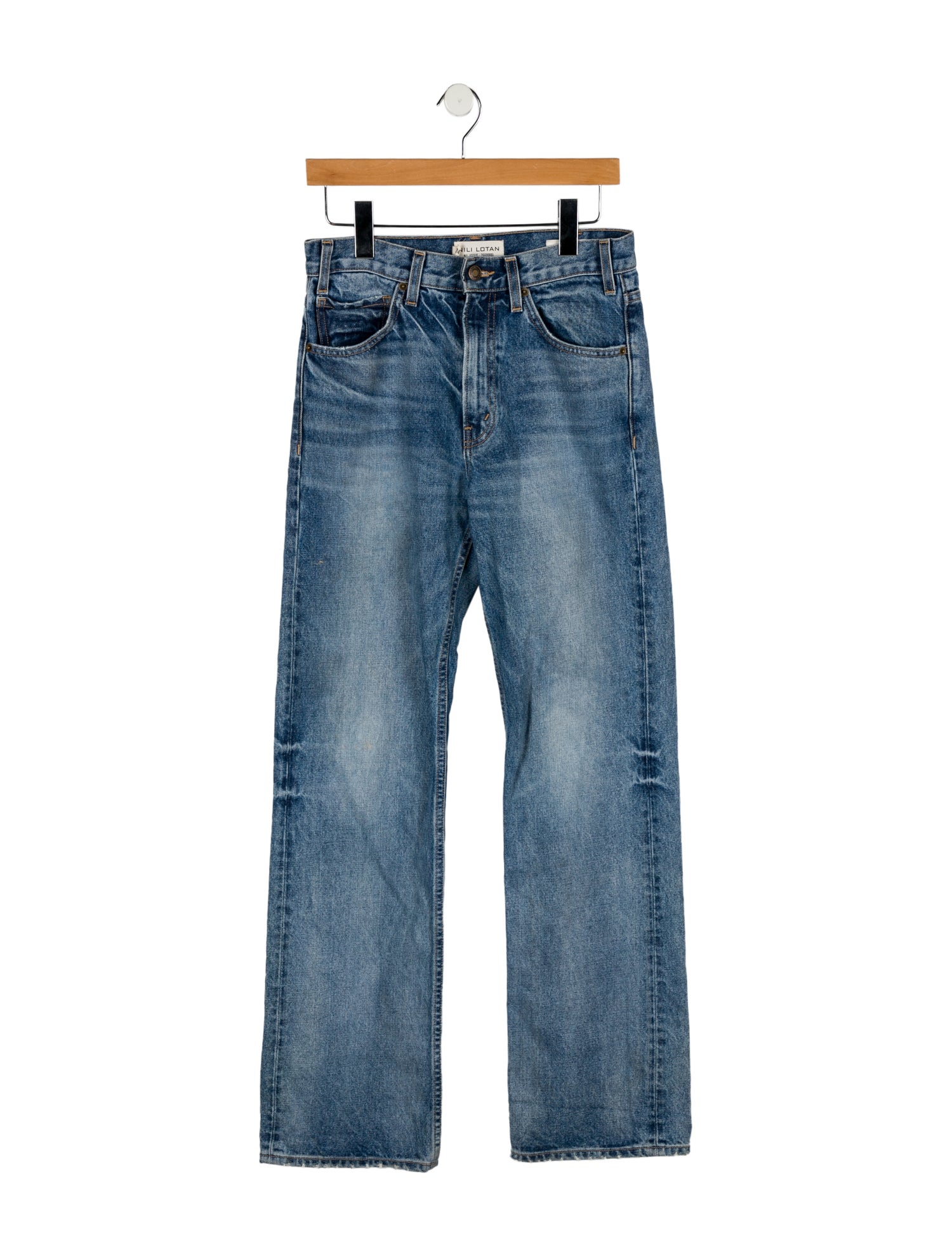 Nili Lotan High-Rise Wide Leg Jeans