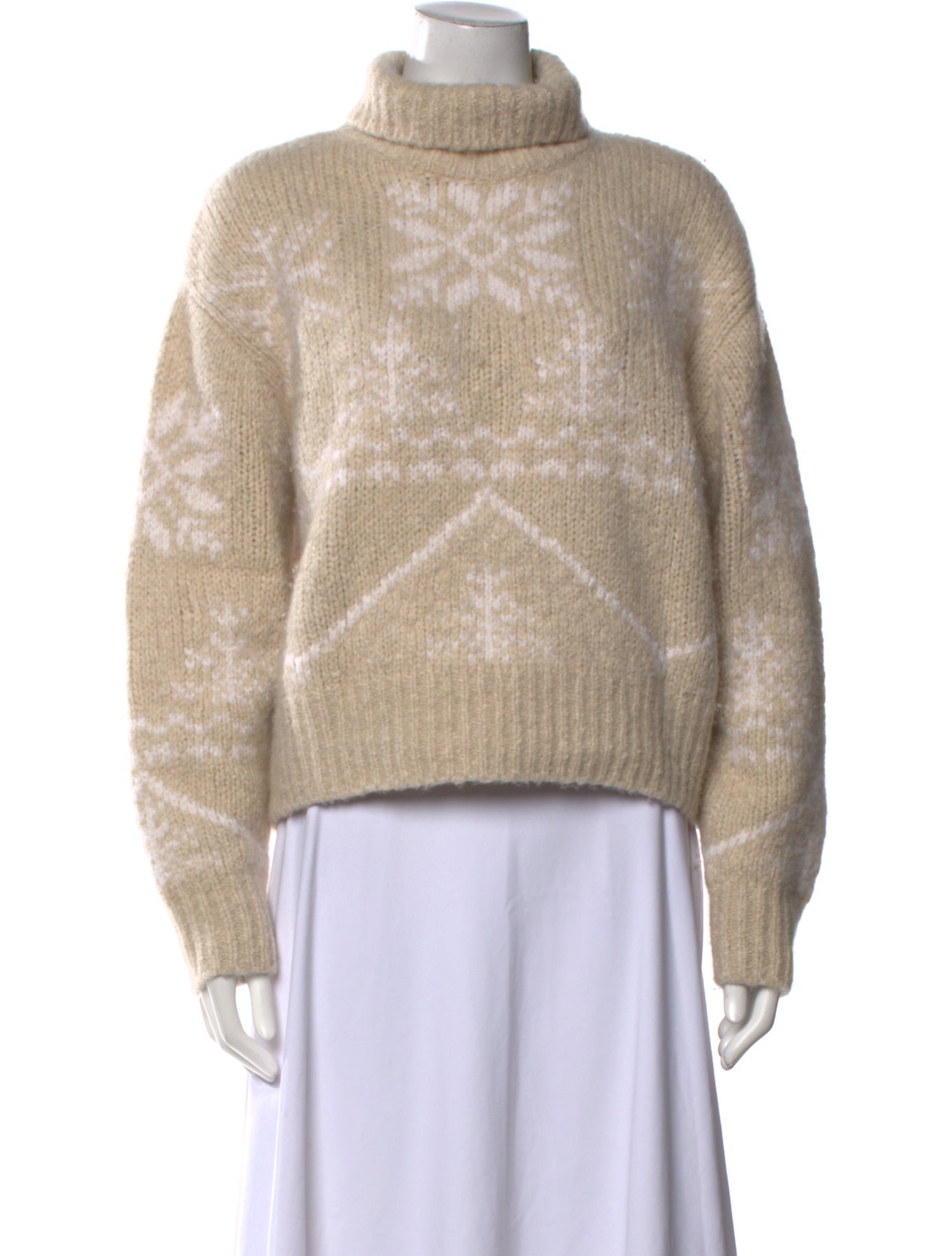 Nili Lotan Cashmere Graphic Print Sweater