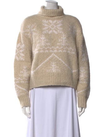 Nili Lotan Cashmere Graphic Print Sweater