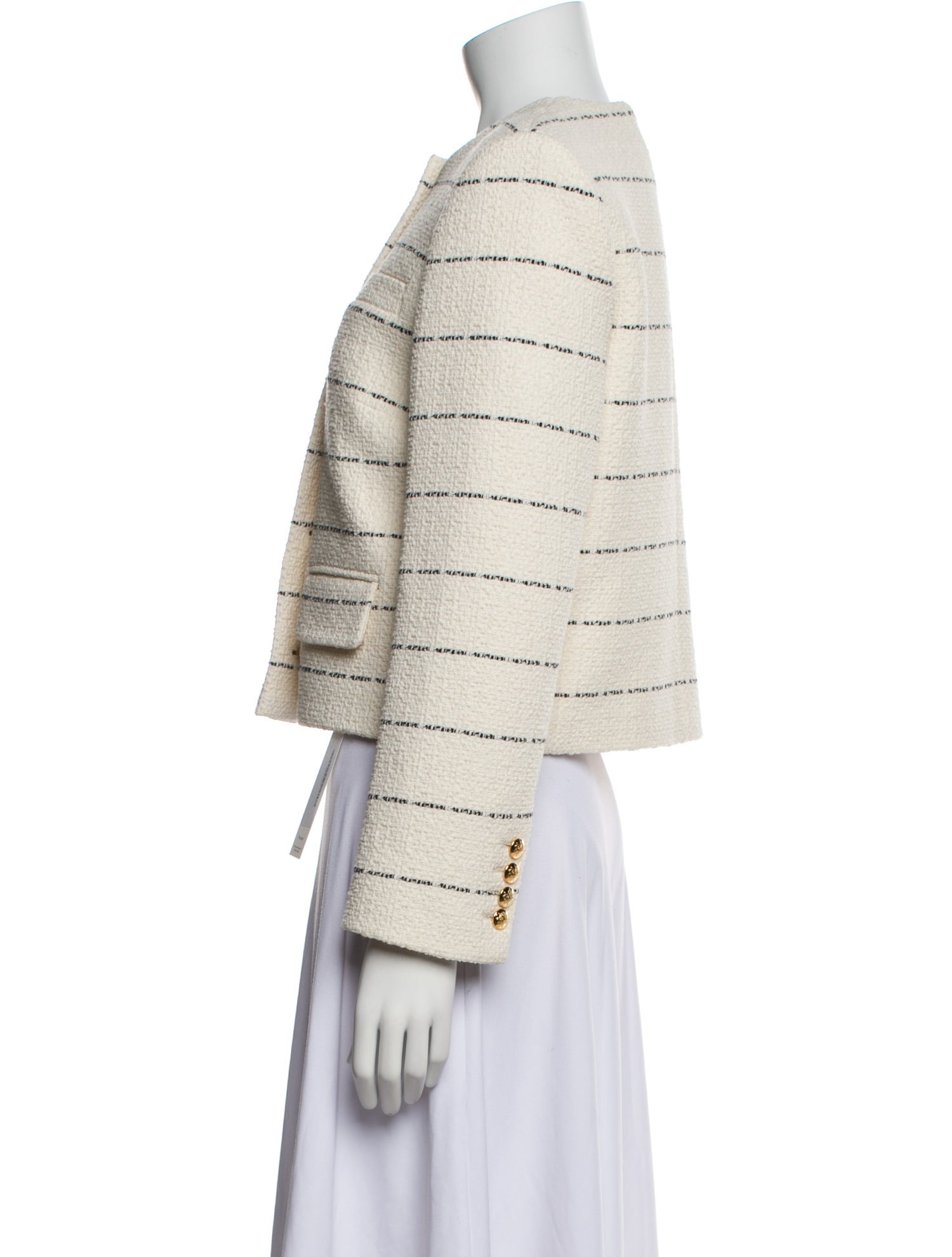 Nili Lotan Tweed Pattern Evening Jacket