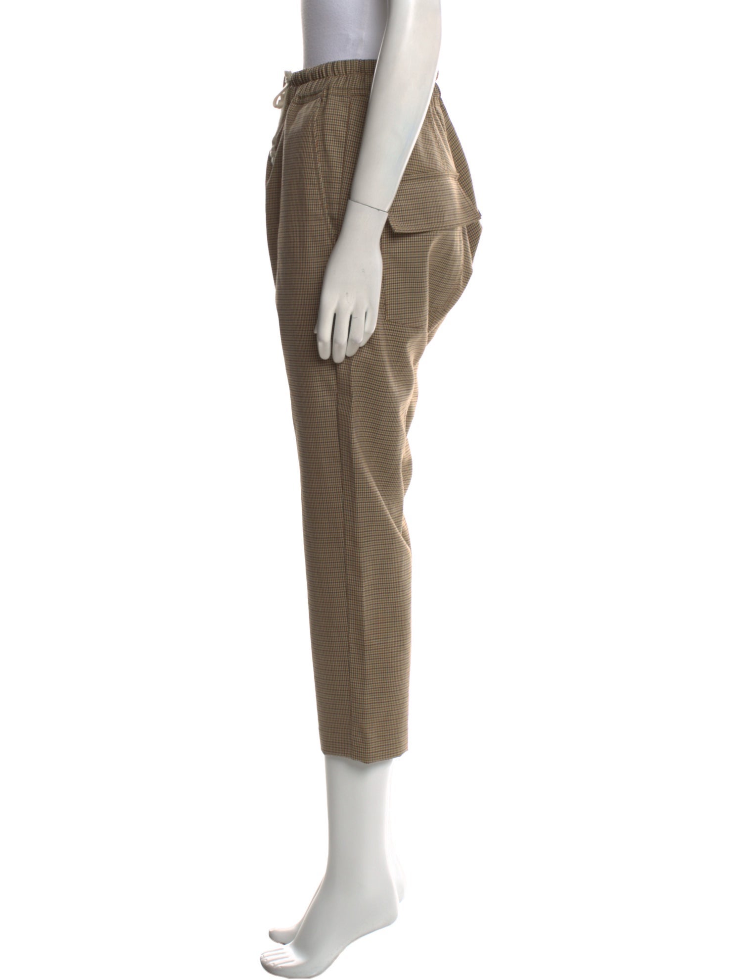 Nili Lotan Wool Straight Leg Pants