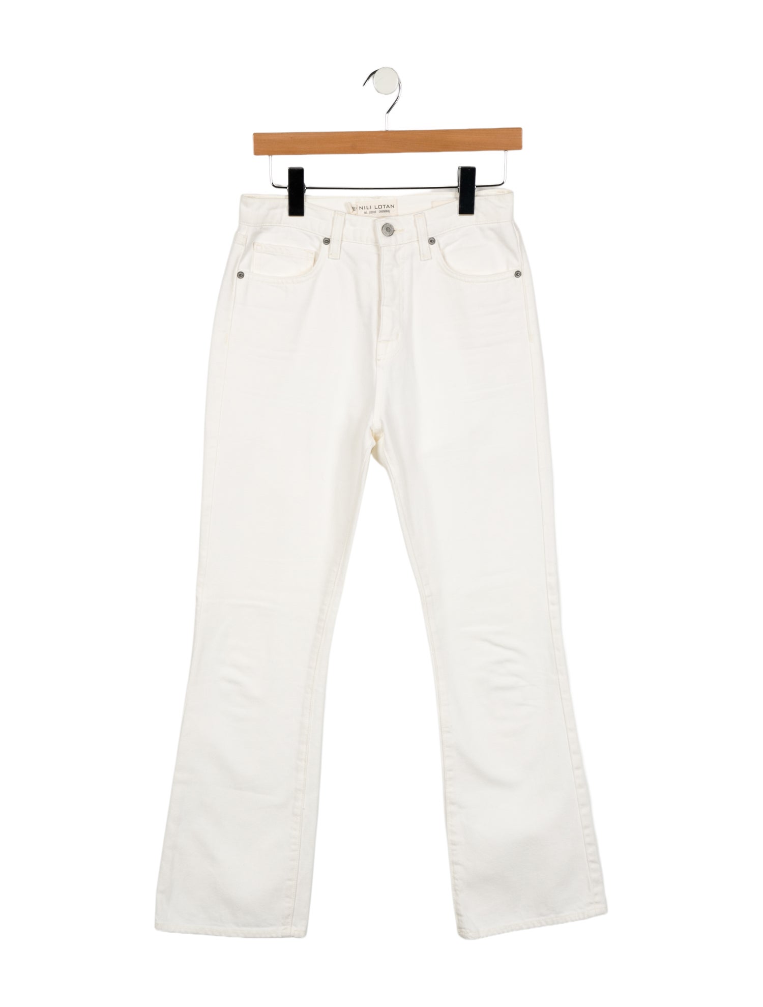 Nili Lotan High-Rise Wide Leg Jeans