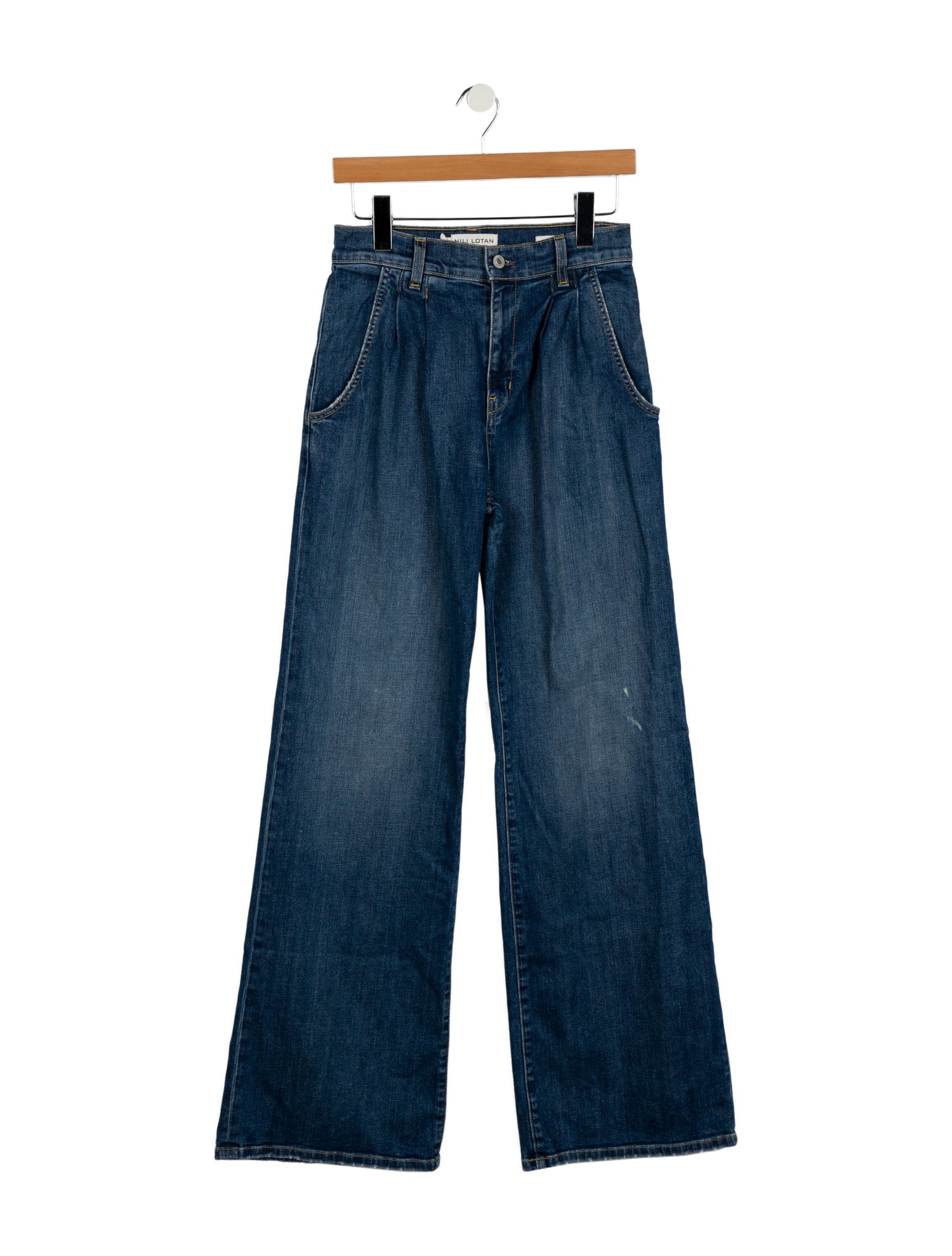 Nili Lotan High-Rise Wide Leg Jeans