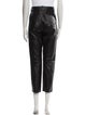 Nili Lotan Lambskin Straight Leg Pants