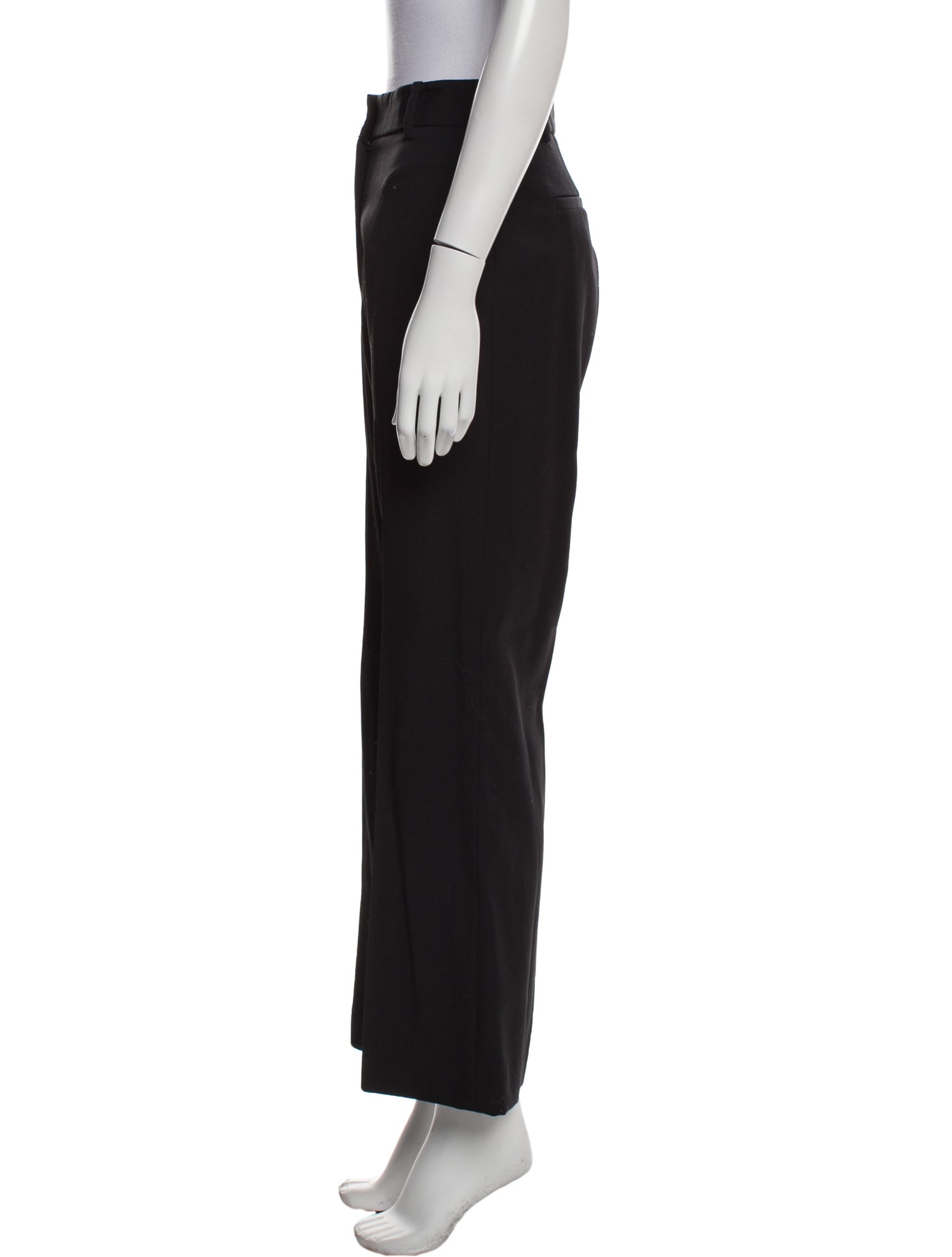 Nili Lotan Virgin Wool Wide Leg Pants