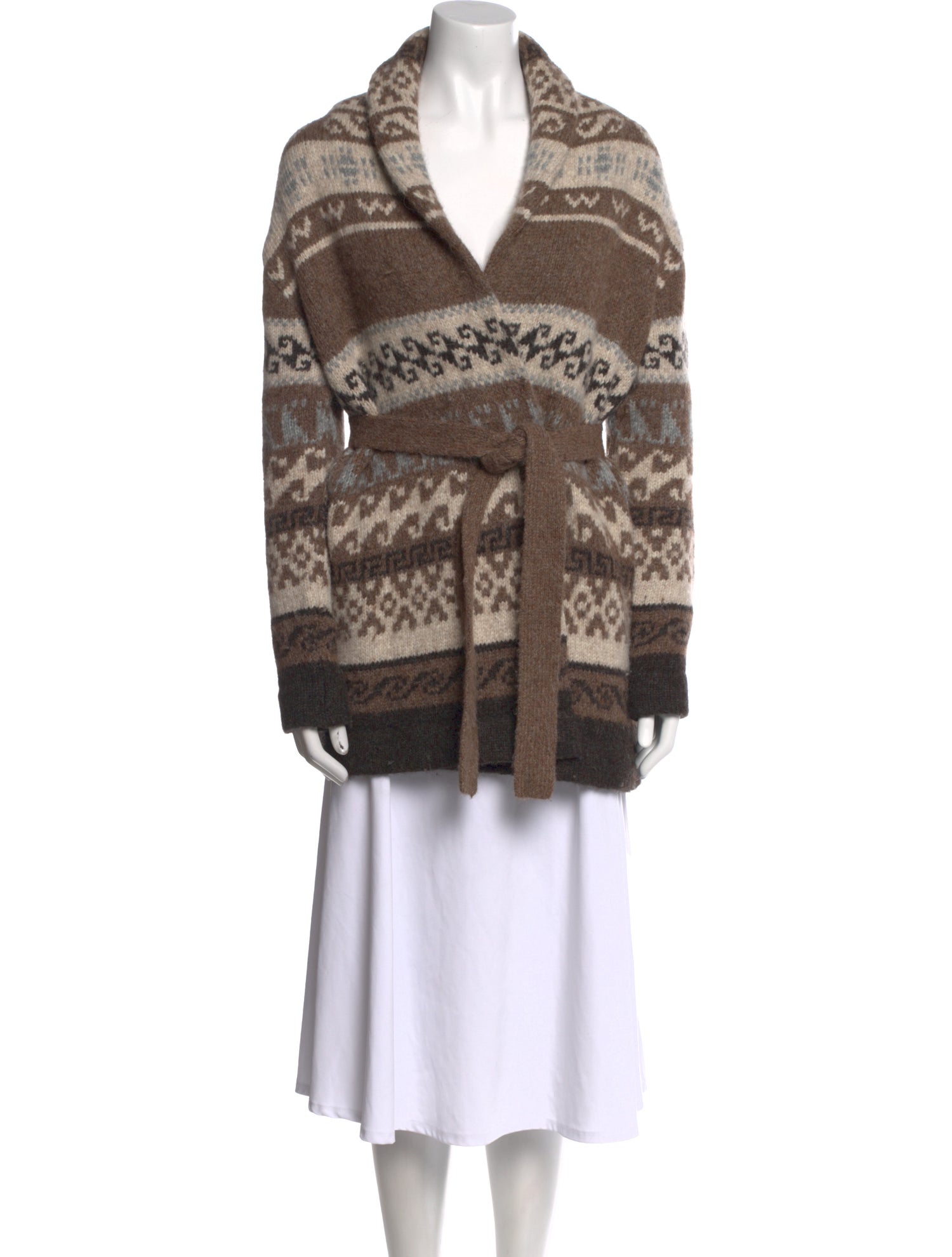 Nili Lotan Alpaca Striped Sweater