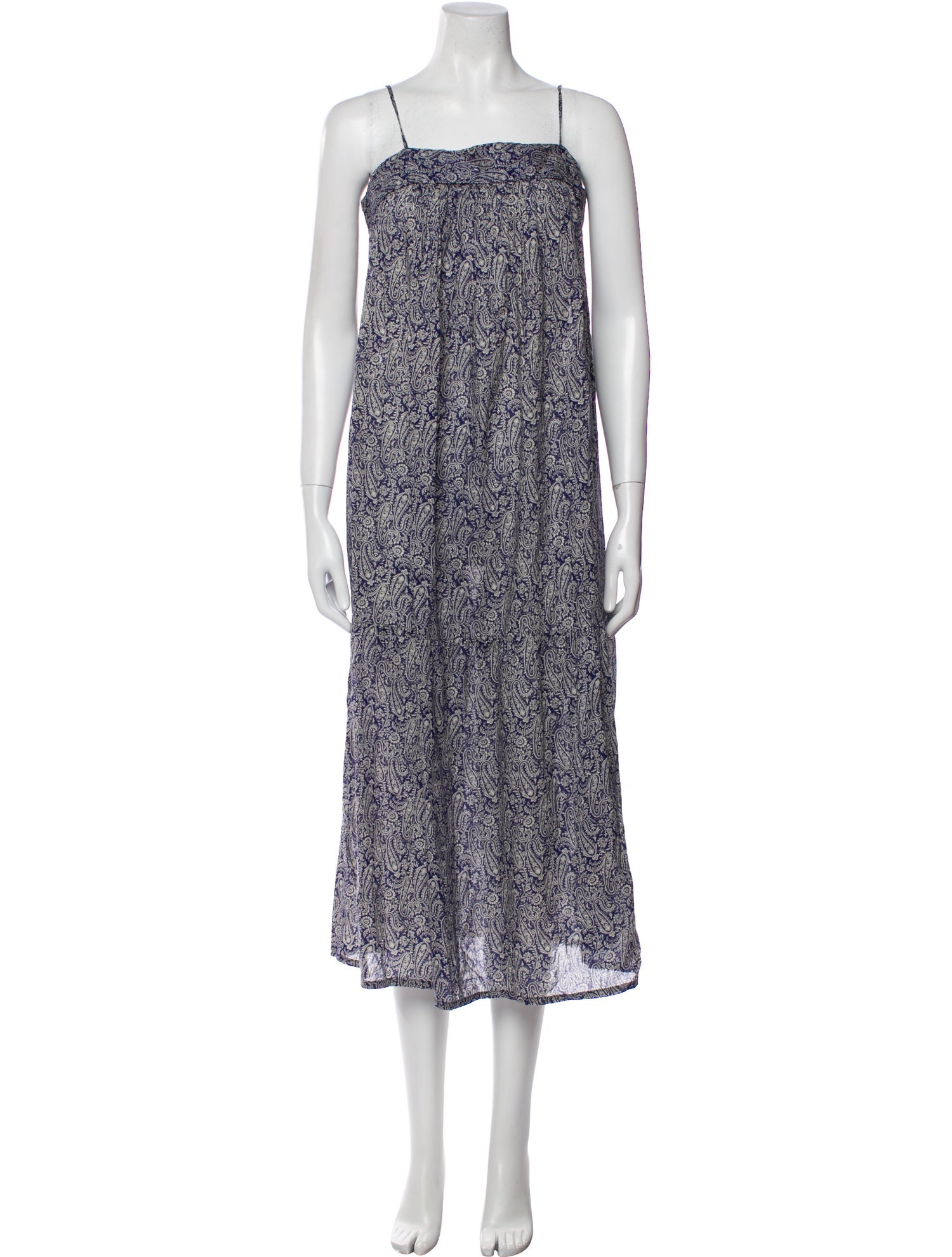 Nili Lotan Floral Print Long Dress