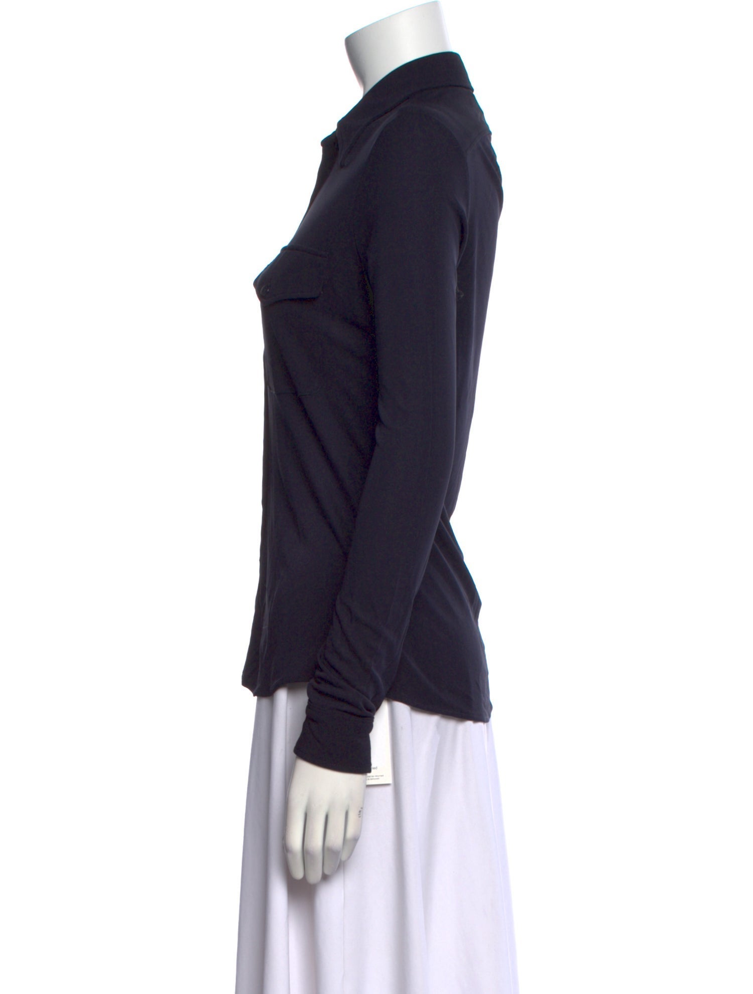 Nili Lotan Long Sleeve Button-Up Top