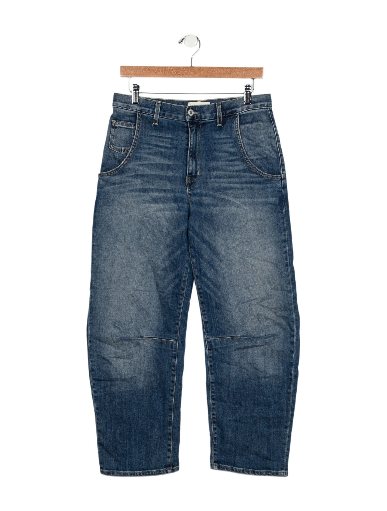 Nili Lotan High-Rise Straight Leg Jeans