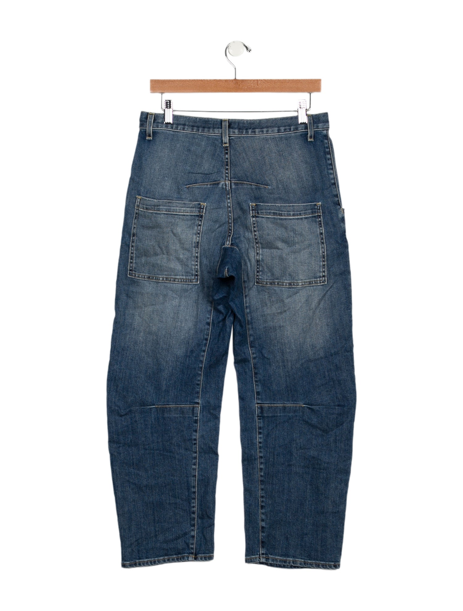 Nili Lotan High-Rise Straight Leg Jeans