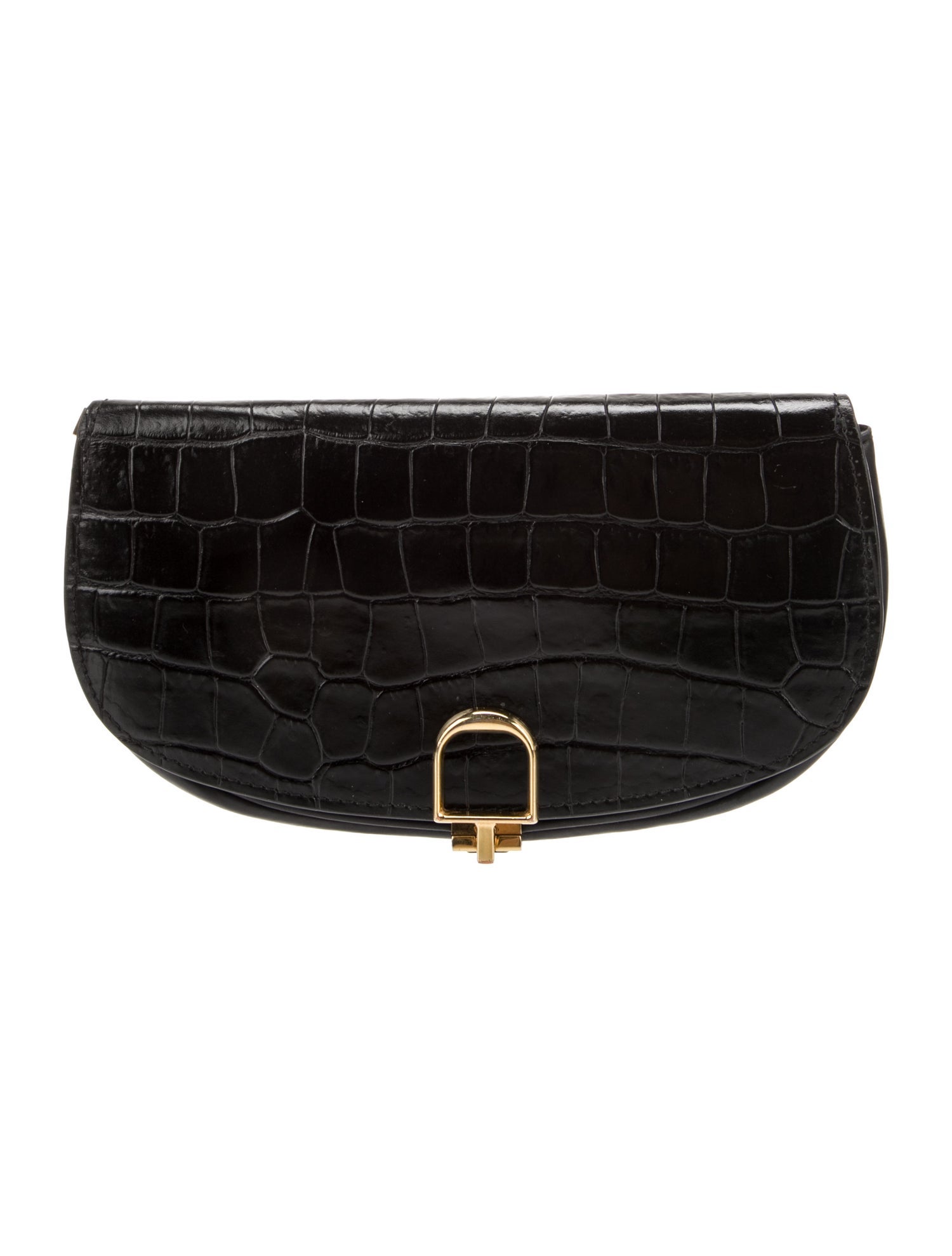 Nili Lotan Embossed Leather Clutch