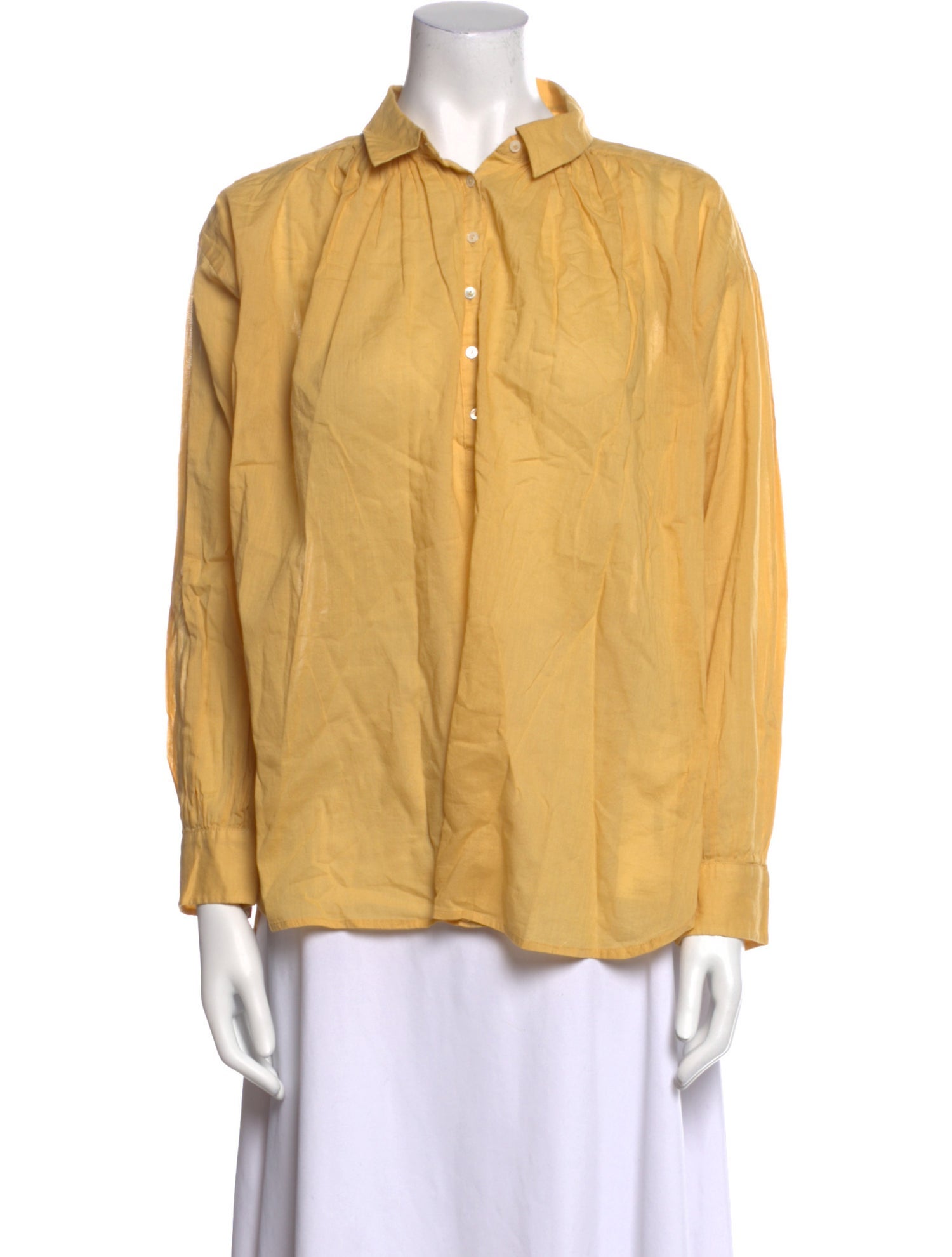 Nili Lotan Long Sleeve Button-Up Top