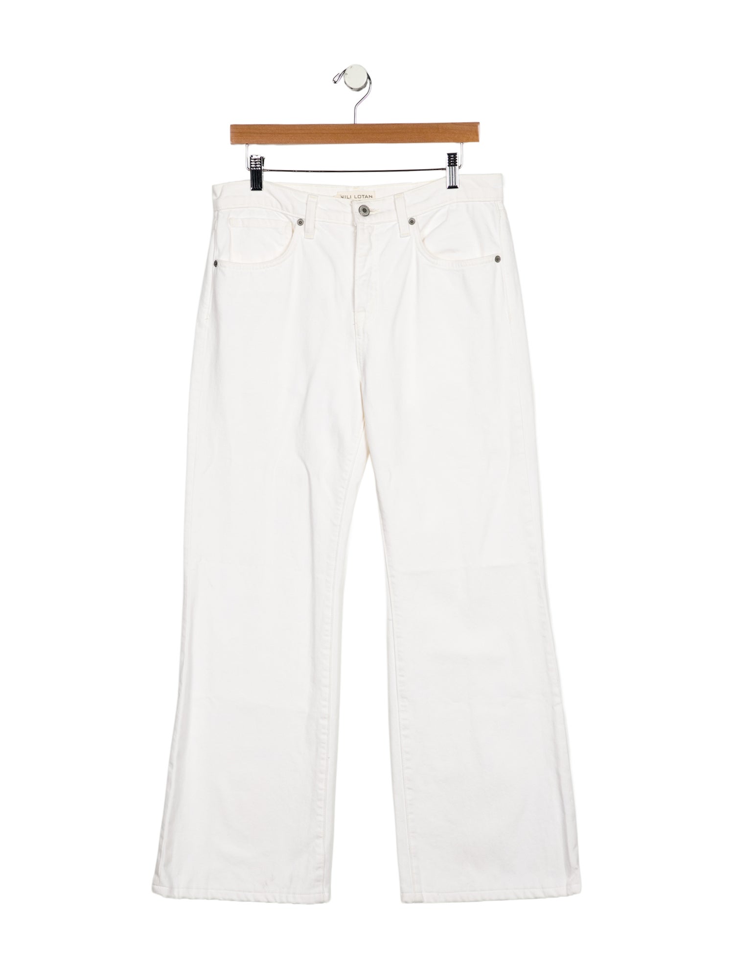 Nili Lotan High-Rise Wide Leg Jeans