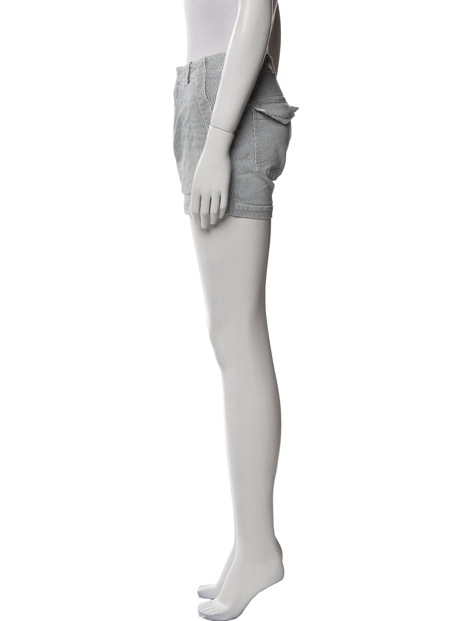 Nili Lotan Striped Mini Shorts