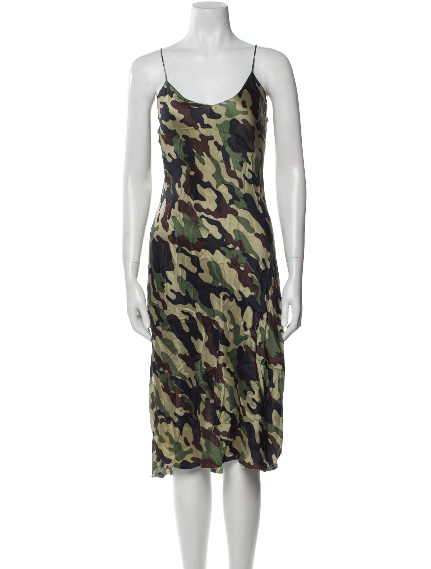 Nili Lotan Silk Midi Length Dress