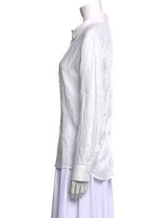 Nili Lotan Long Sleeve Button-Up Top