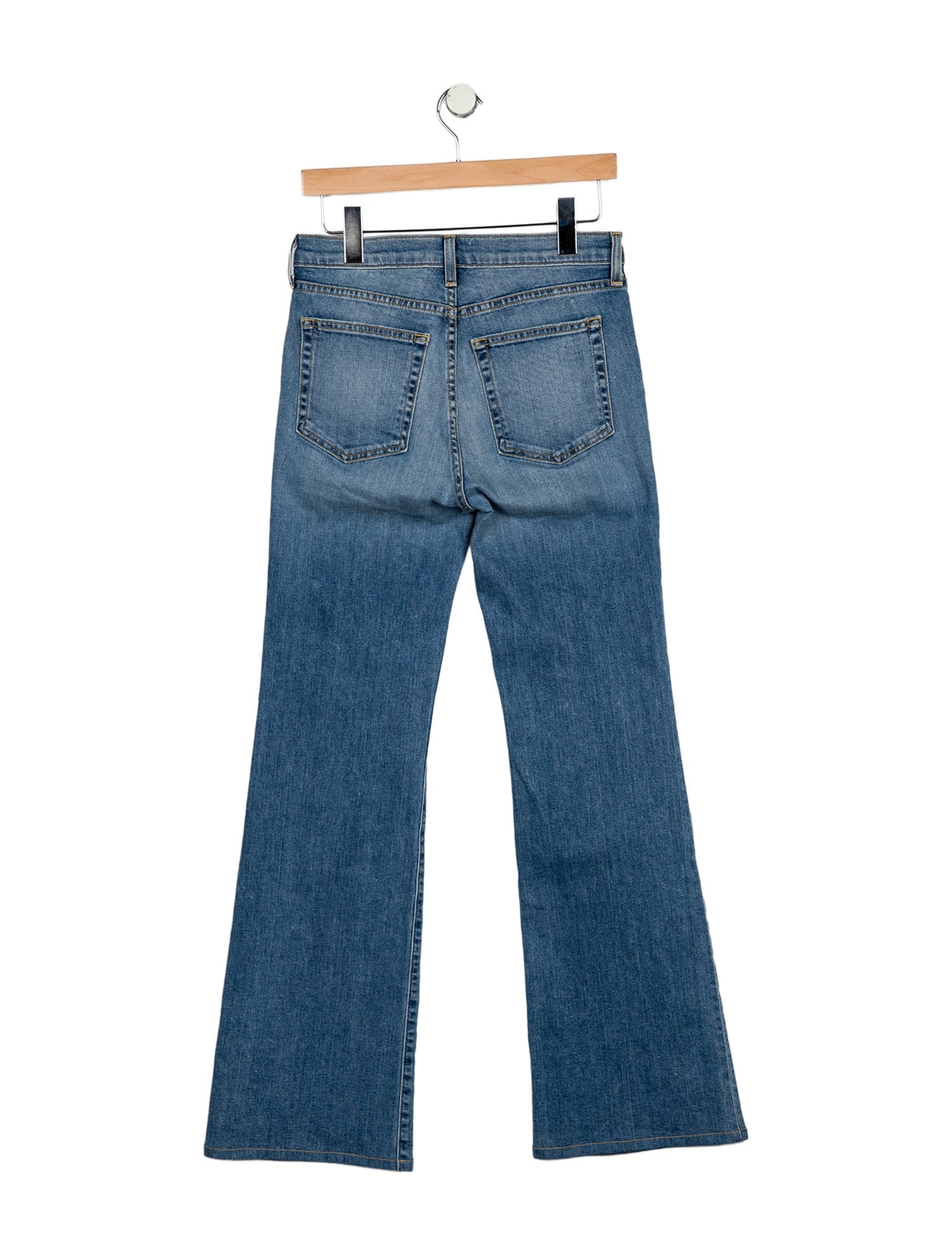 Nili Lotan Mid-Rise Wide Leg Jeans