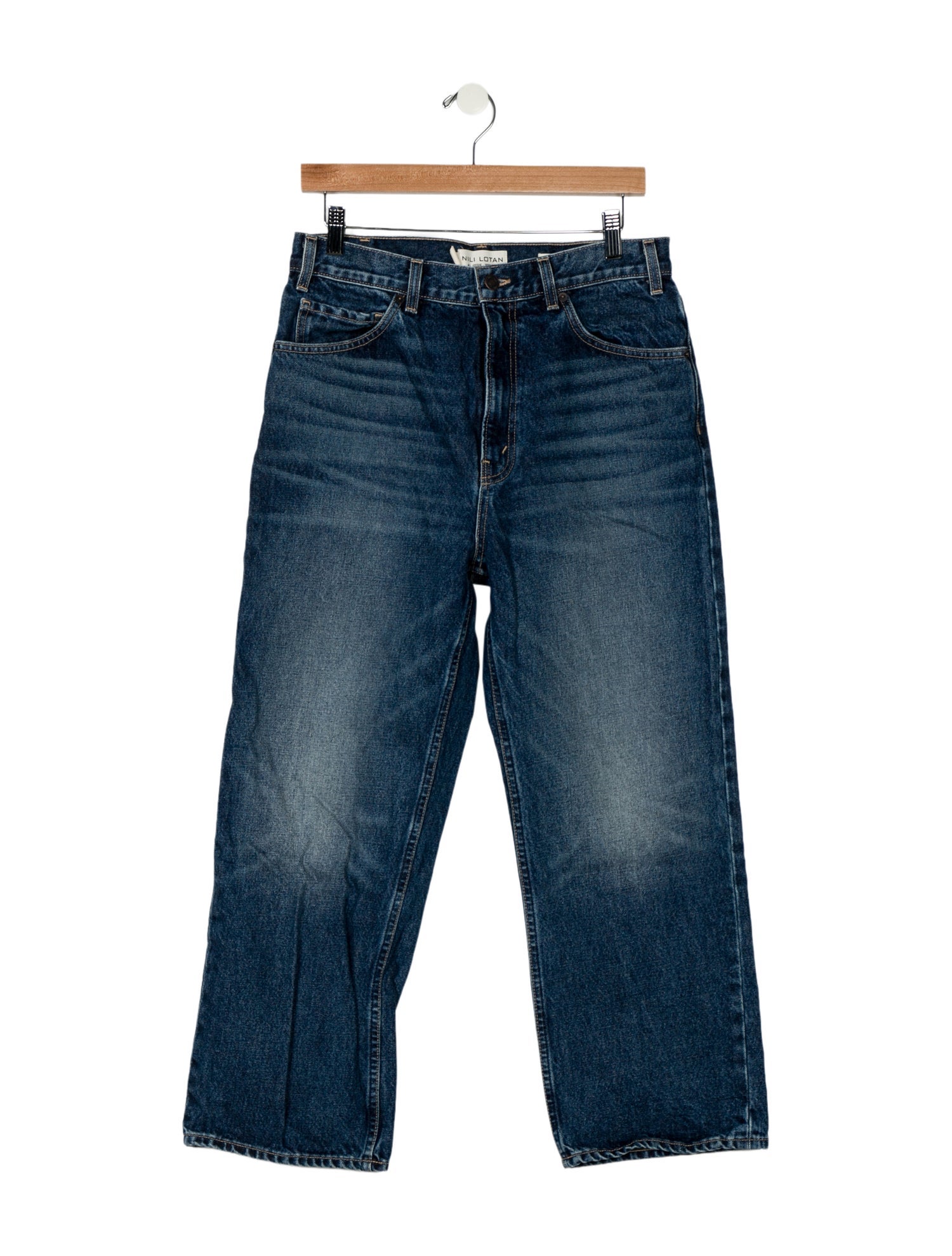 Nili Lotan High-Rise Wide Leg Jeans