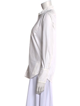 Nili Lotan Long Sleeve Button-Up Top