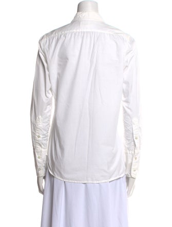 Nili Lotan Long Sleeve Button-Up Top