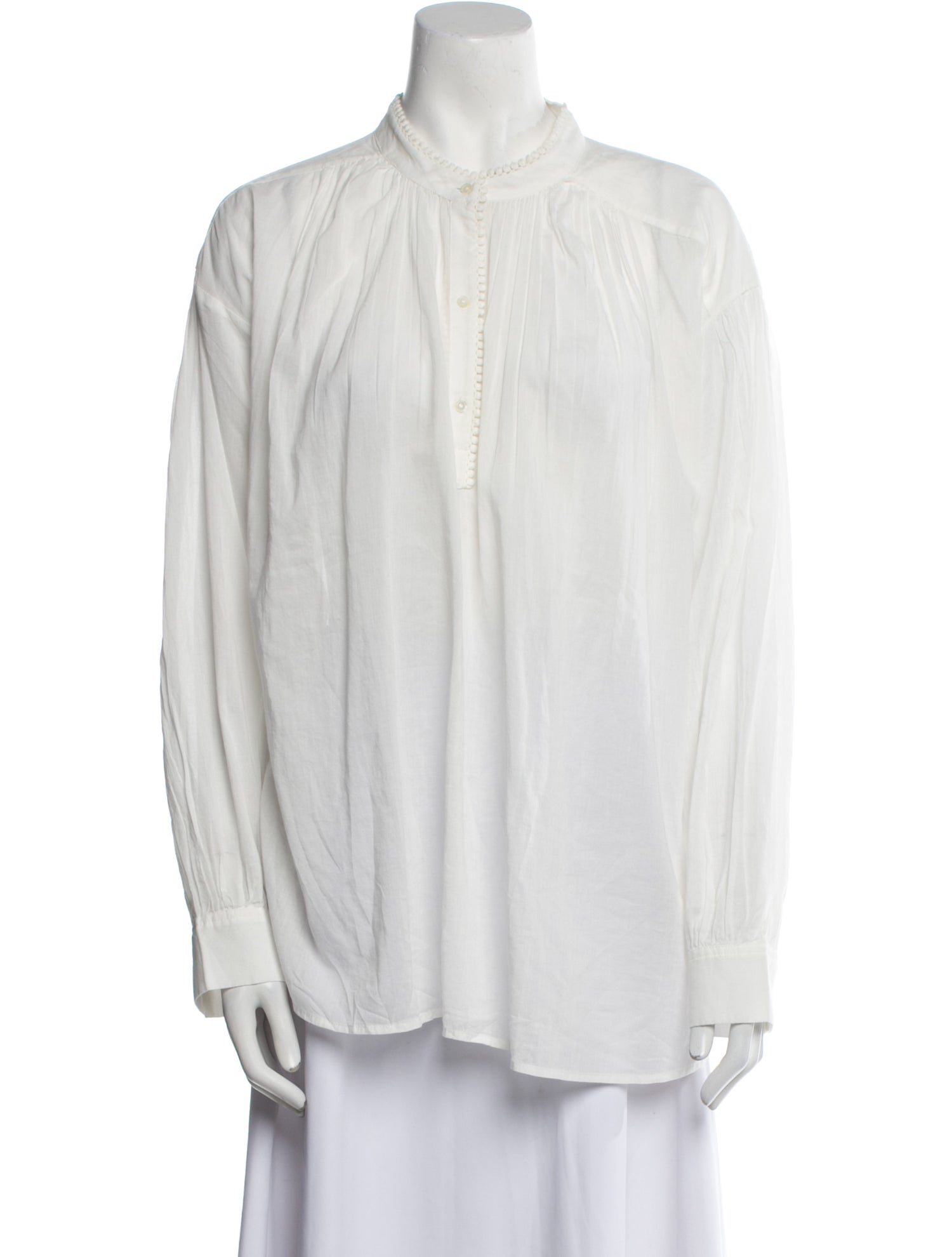 Nili Lotan Mock Neck Long Sleeve Tunic