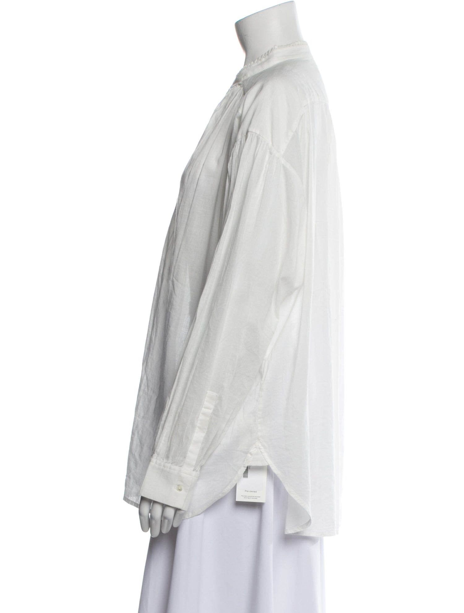 Nili Lotan Mock Neck Long Sleeve Tunic