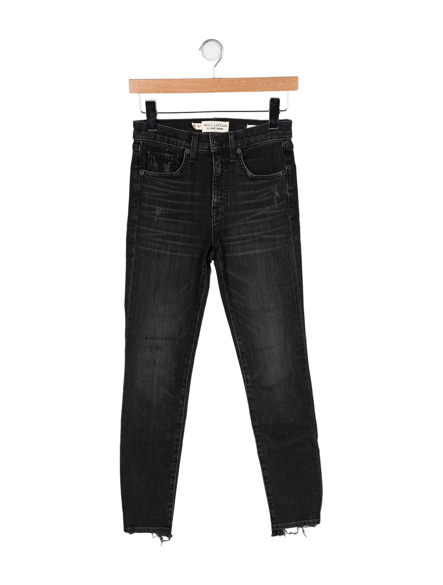 Nili Lotan Mid-Rise Skinny Leg Jeans