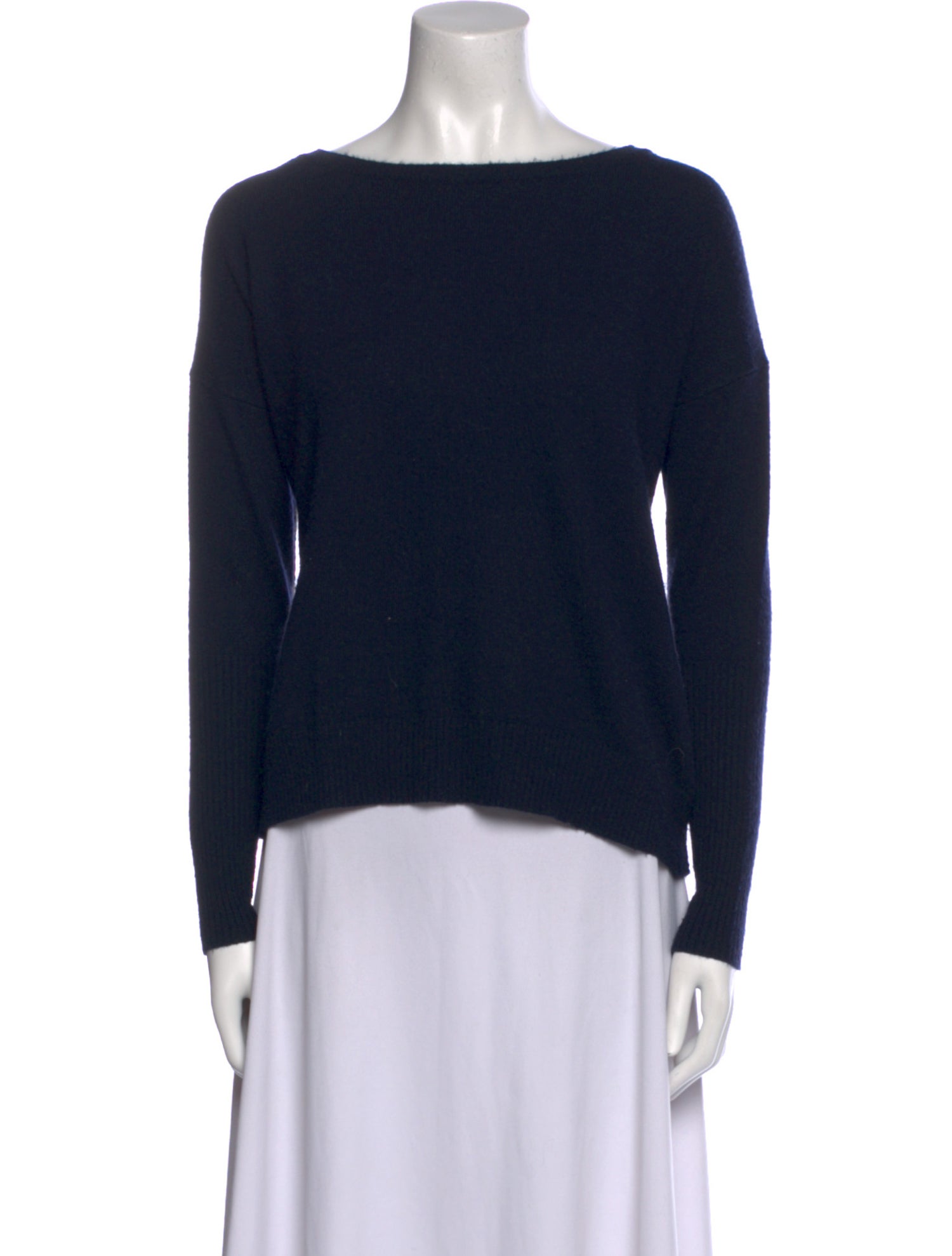 Nili Lotan Cashmere Bateau Neckline Sweater