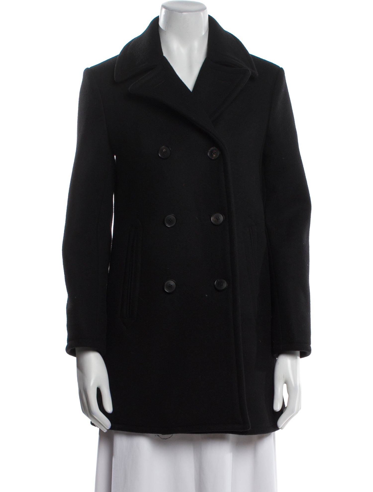 Nili Lotan Virgin Wool Peacoat